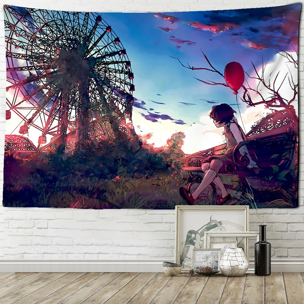 Nigikala Sky Tapestry Mandala Home Decor Galaxy Landscape Wall Hanging Bohemian Room Decor Sacred Witchcraft Tapestry