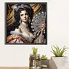 Lady beauty - peinture diamant de forme sp&eacute;ciale - 30*30cm
