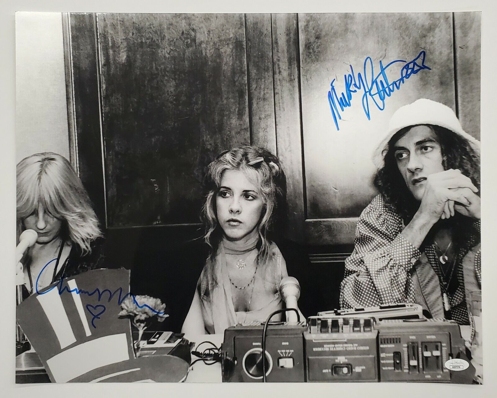 Mick Fleetwood & Christine McVie Signed 16x20 Metallic Photo Poster painting Fleetwood Mac JSA