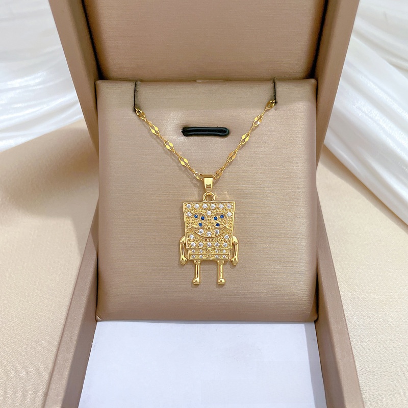 Moon Geometric Stainless Steel Stainless Steel Necklaces