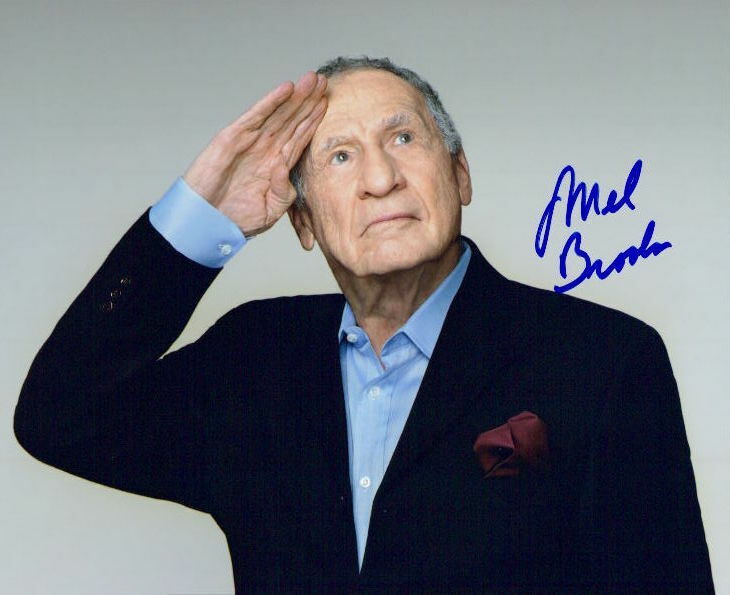 Mel Brooks signed 8x10 Photo Poster painting in-person