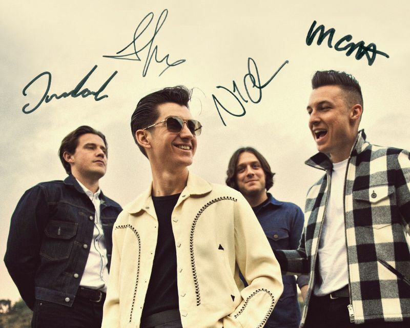 Arctic Monkeys Autograph Signed Photo Poster painting Print