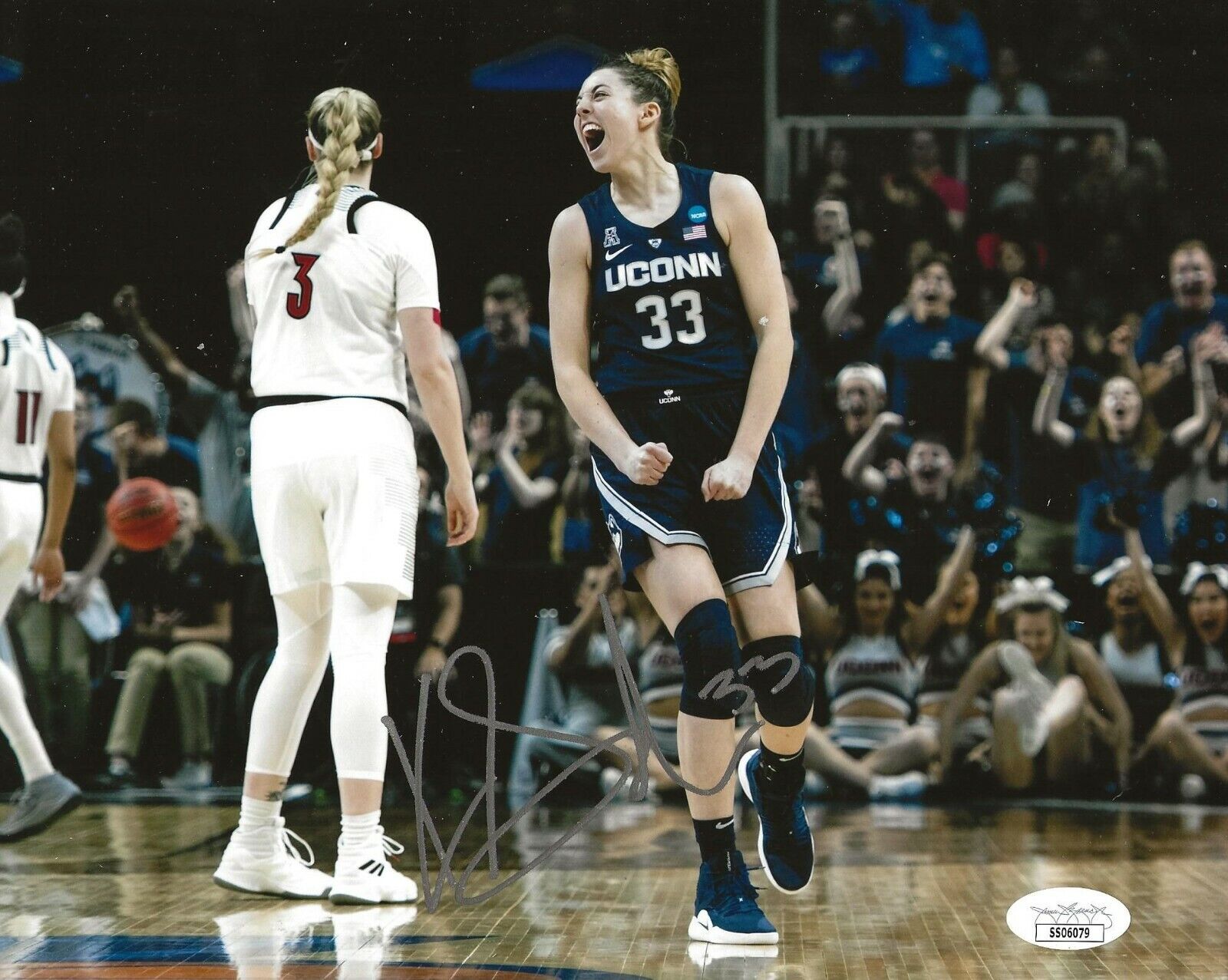 Katie Lou Samuelson signed UConn Huskies 8x10 Photo Poster painting autographed 5 JSA