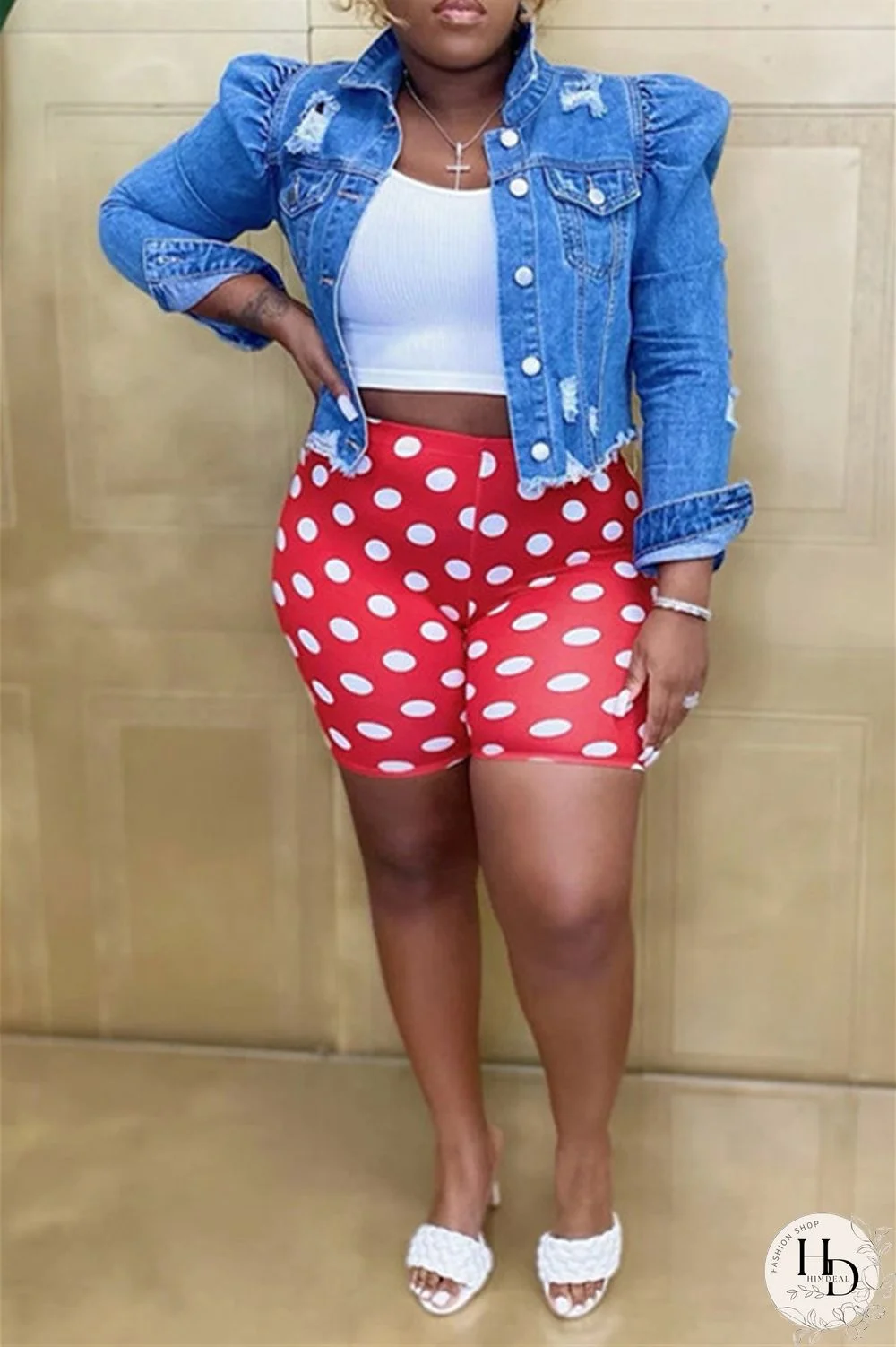 Black Purple Fashion Casual Print Basic Asymmetrical Regular High Waist Shorts