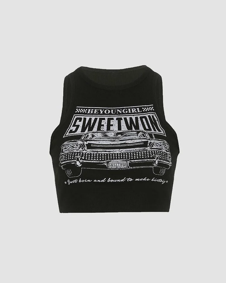 Sweetwon Drivers Seat Crop Top