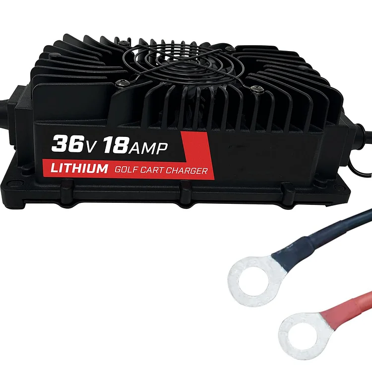 SEBLAFF 36V 18A Lithium Battery Charger with O-Type Terminal Replacement for Golf Carts