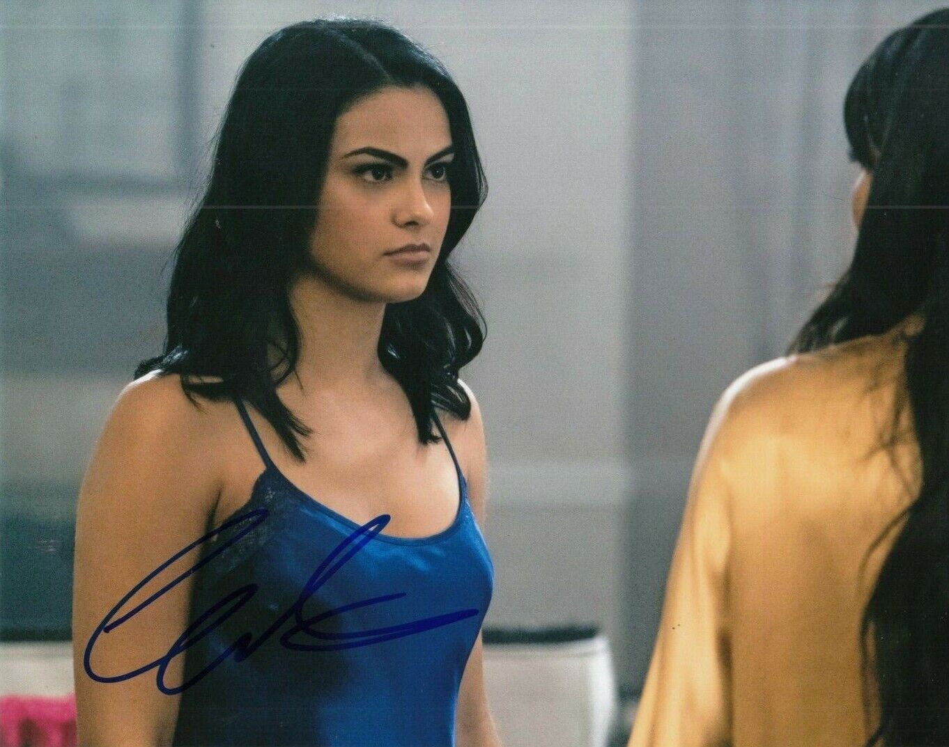 CAMILA MENDES signed (RIVERDALE) TV SHOW 8X10 Photo Poster painting *Veronica Lodge* W/COA #6