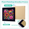 Diamond Painting-DIY Special Shaped Drill Sunflower & Rose Colorful with Frame(29x29cm)