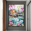 Swan Scenery-11CT Stamped Cross Stitch 40*60cm/15.75*23.62in tapestrymarket