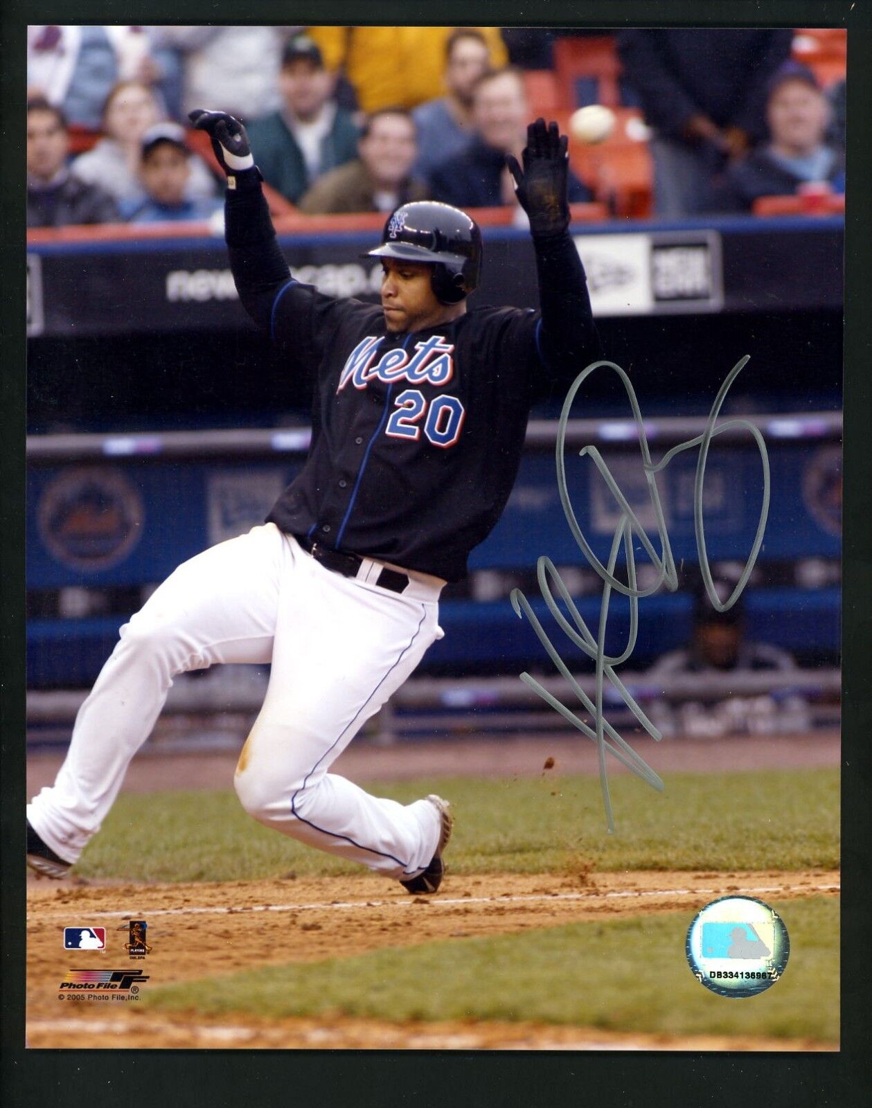 Victor Diaz Signed Autographed 8 X 10 Photo Poster painting New York Mets