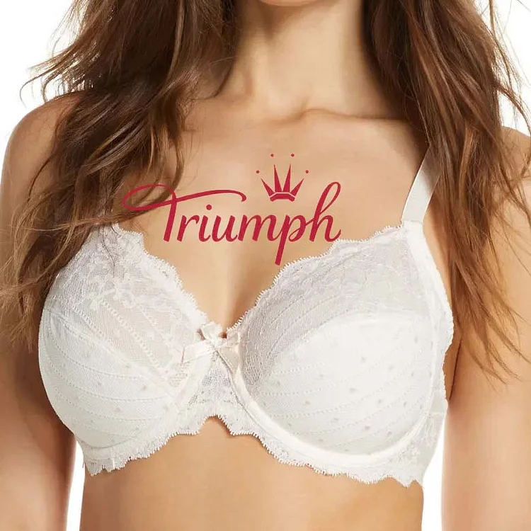 Triumph® 3 szt.💖50% ZNIŻKI✨Wysokiej jakości koronkowy biustonosz push-up, nowość 2024