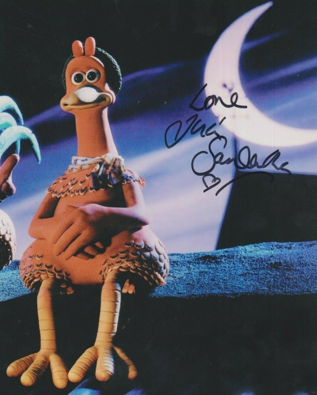 Julia Sawalha **HAND SIGNED** 10x8 Photo Poster painting ~ AUTOGRAPHED ~ Chicken Run