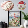Diamond Painting-DIY Special Shaped Drill Pearl Painting Lighthouse(30x40cm)