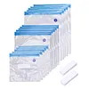 Reusable Vacuum Food Storage Bag Resealable BPA Free Zipper Storage Bags