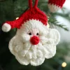 Knitting Christmas Hanging Decor Santa Clothing Socks