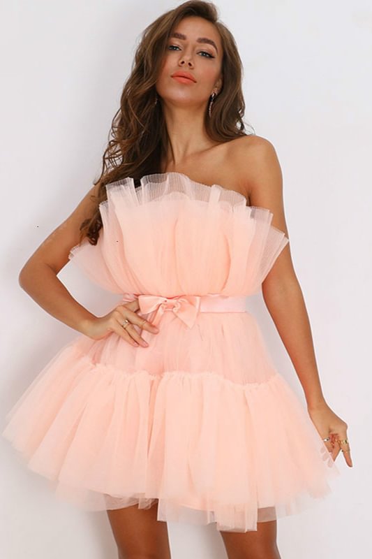 Lovely Tulle Short Homecoming Party Dress Online - lulusllly