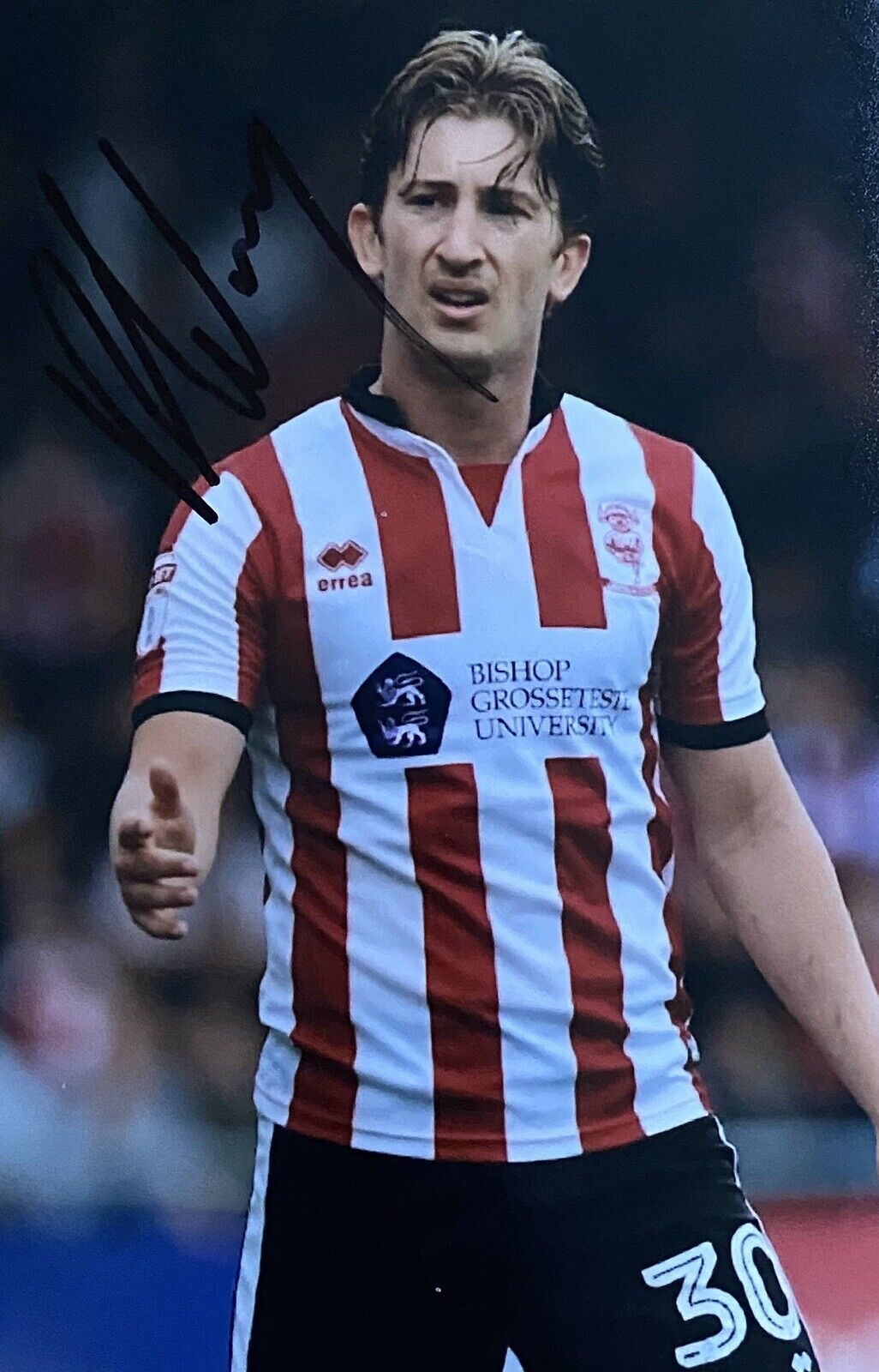 Alex Woodyard Genuine Hand Signed 6X4 Lincoln City Photo Poster painting, See Proof, 2