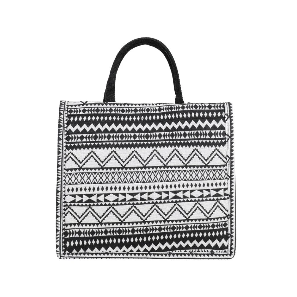 Handbag 2021 Women's Brand Canvas Shopper Tote Bag Zebra Pattern Printing Shoulder Bag Casual Ladies Large Capacity Tote Handbag