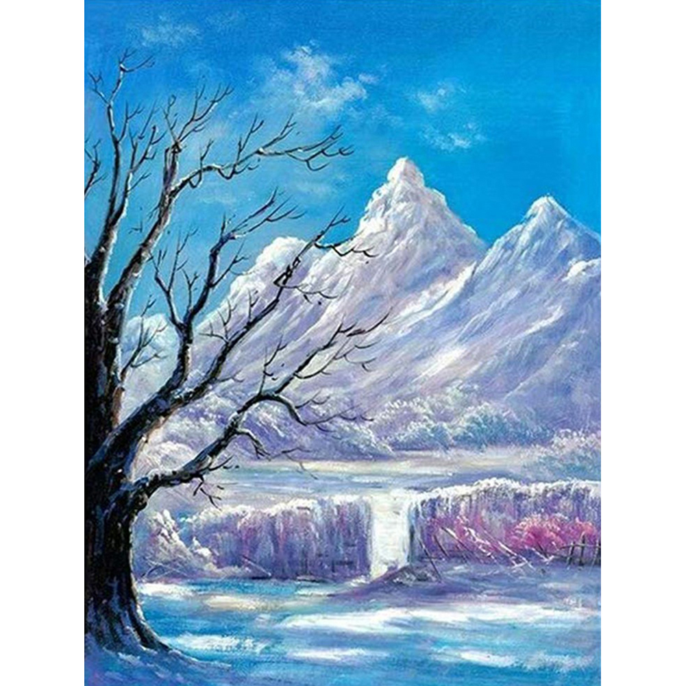 

Four Seasons Tree (Winter) - Round Drill Diamond Painting - 40*50CM, 501 Original