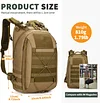 12L/ 15L/ 20L/ 30L Mini Rucksack Taktisch Wanderrucksack Molle Schultasche Wasserabweisend Daypack Milit&auml;risch Schulrucksack Studenttasche Unitasche Sporttasche Laptoptasche f&uuml;r Outdoor Sport