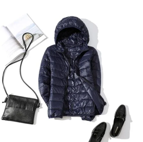 2020 New Spring Down jacket Women 90% White Duck Down Coat Ultra Light Warm Coat Female Portable Plus Size Down Jacket Winter