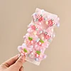 Fairy Flower Gauze Beads Hair Bands Scrunchies for Kids