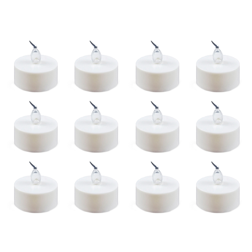 

12pcs Christmas LED Electronic Candle Nightlight Simulation Candle Light, 501 Original