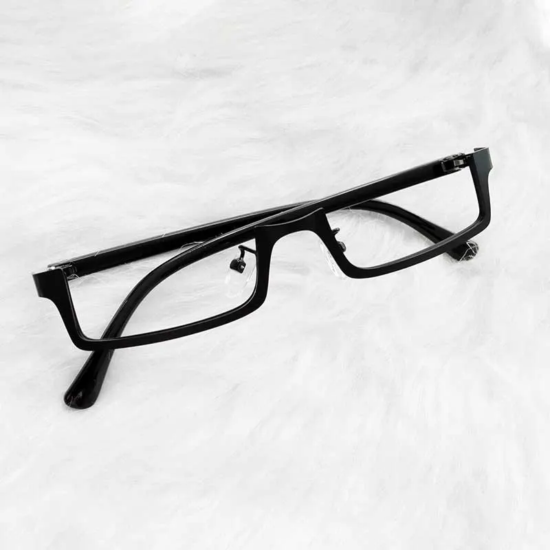 Half-Rim Glasses Frame Without Lenses
