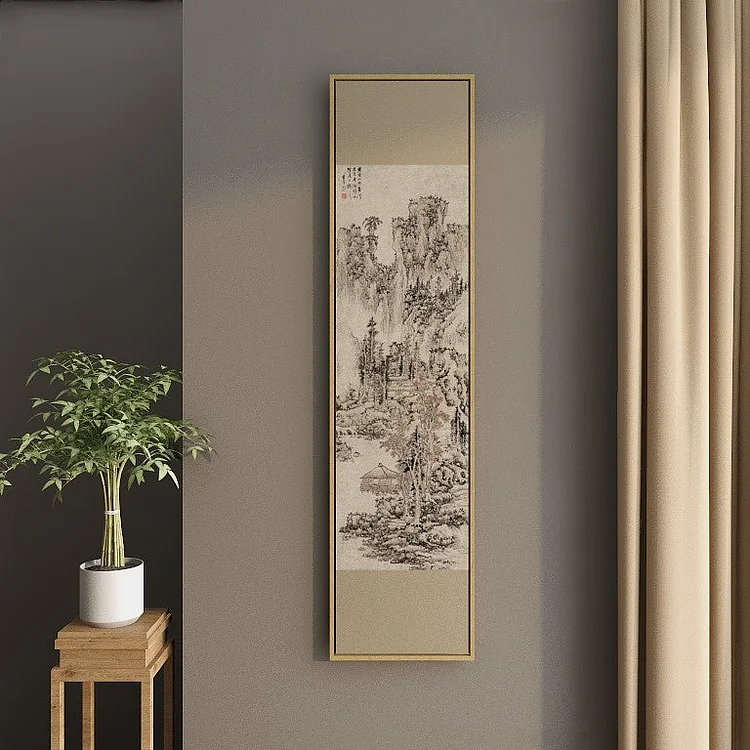 T5341 Landscape in the style of Wang Meng - Giclee Fine Art Print