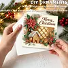 6pcs Gingerbread House DIY Diamond Painting Cards Art 15x15cm for Adults