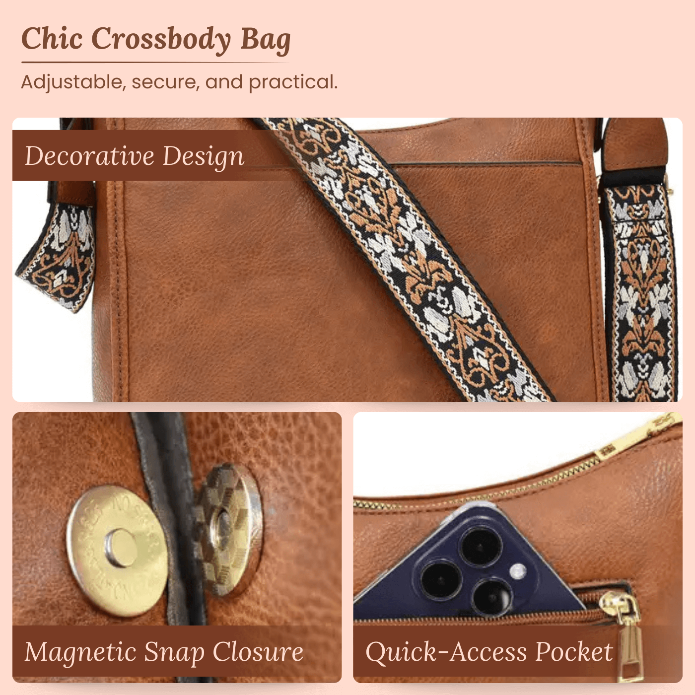 Closing Sale | Elena&rsquo;s Patterned Everyday | Shoulder Bag