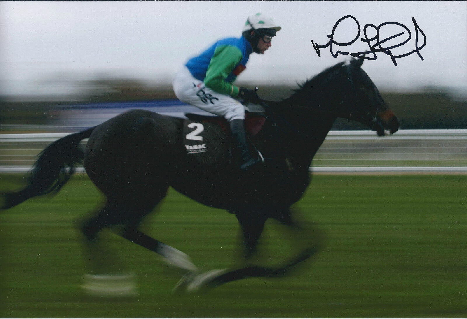 Mick FITZGERALD Jockey SIGNED Autograph Photo Poster painting AFTAL COA Ascot Winner RARE