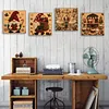 Christmas Series Wooden Framed DIY Pearl Painting Art Kits Decor 20x20cm