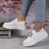 Gioiacombo&trade; Nuove scarpe casual slip-on da donna con strass