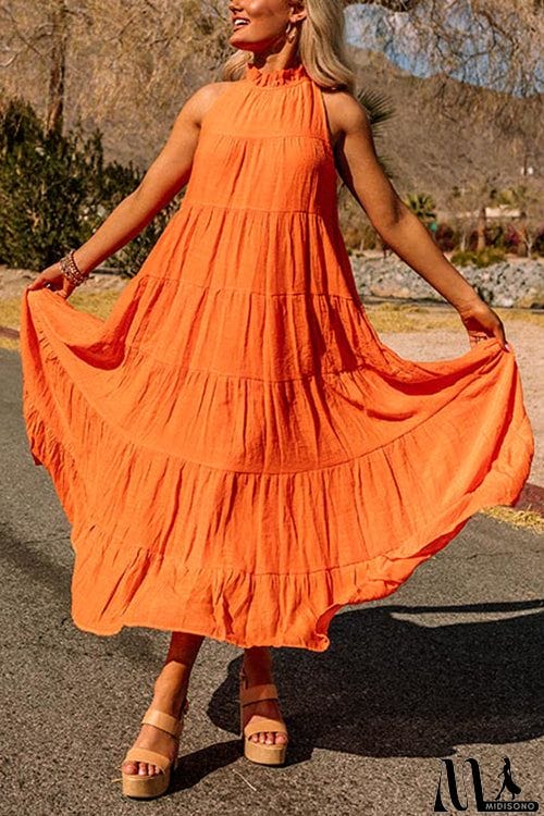 MidiSono - Come To Me Tiered Tank Midi Dress