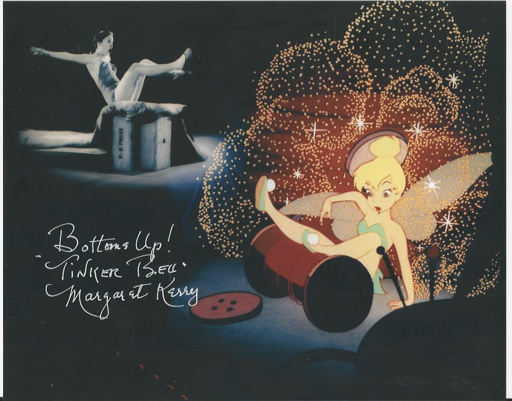 Margaret Kerry - Tinker Bell signed Photo Poster painting