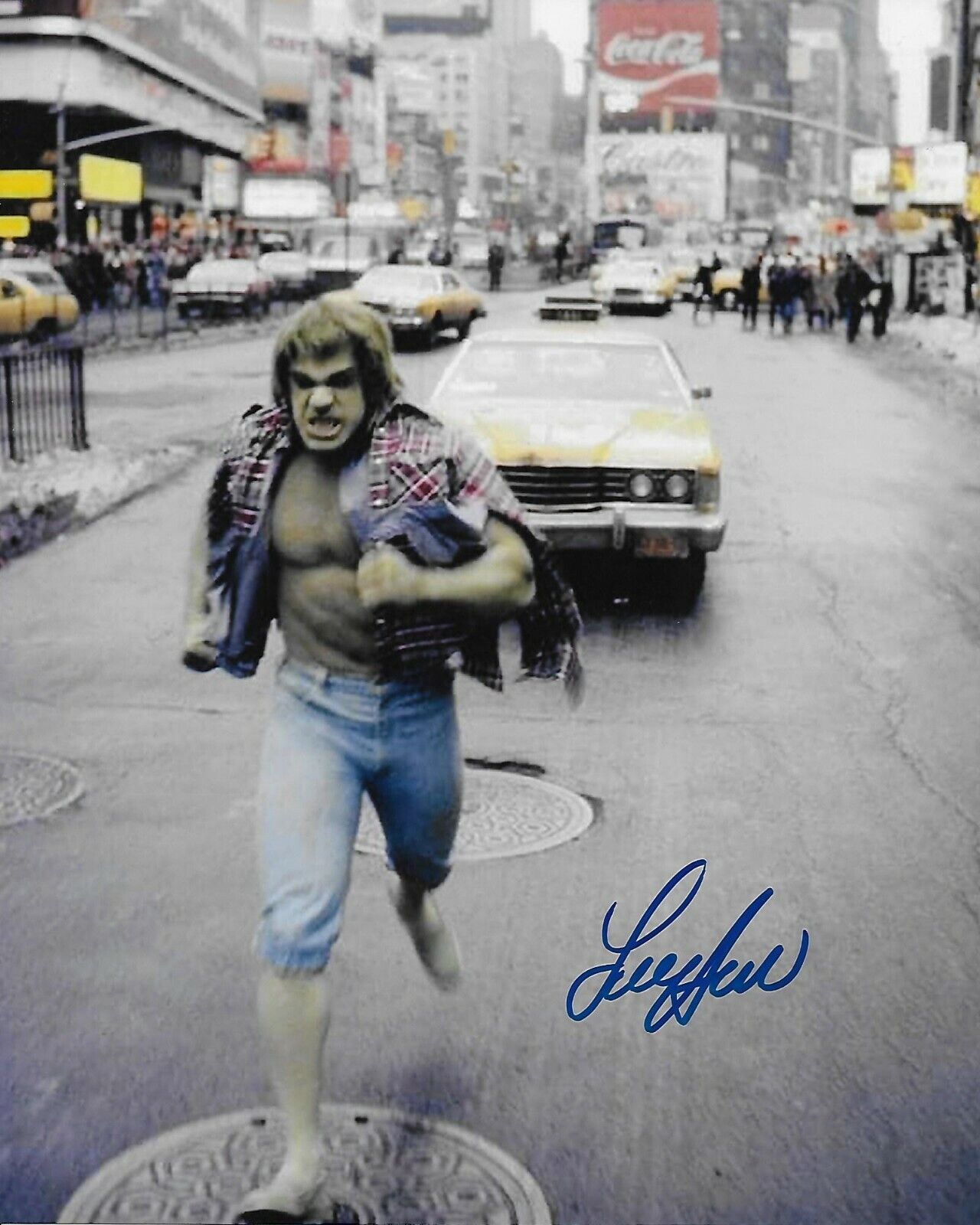 Lou Ferrigno Original In Person Autographed 8X10 Photo Poster painting - The Hulk #30