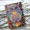 DIY Owl Special Shaped Diamond Painting 50 Page A5 Sketchbook Painting Book