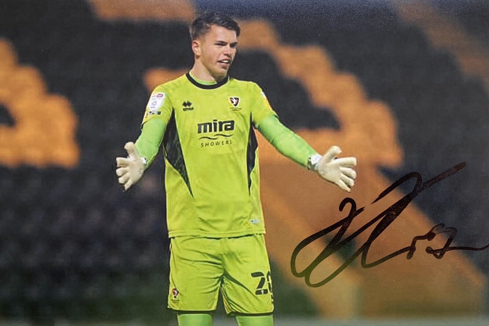 Josh Griffiths Genuine Hand Signed Cheltenham Town 6X4 Photo Poster painting