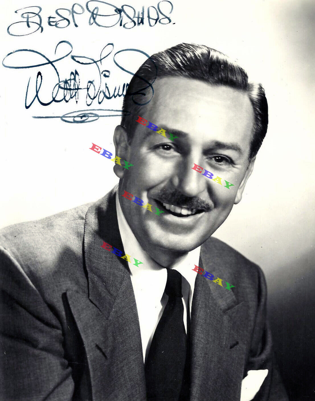 Walt Disney Autographed Signed 8x10 Photo Poster painting Reprint