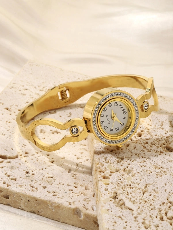 Elegant Solid Color Quartz Women’s Watches
