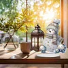 Diamond Painting Acrylic Snowman Desktop Ornaments Kit