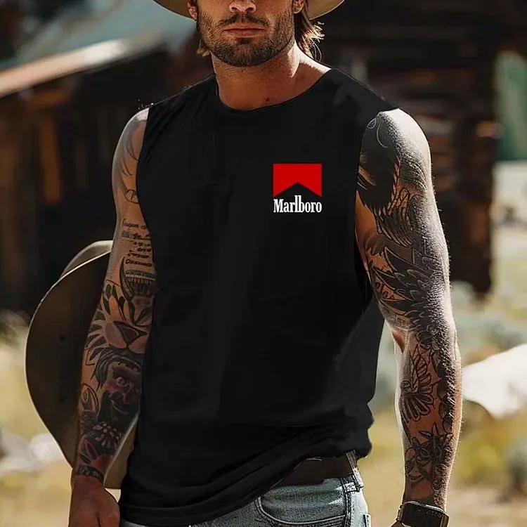 Marlboro Printed Tank Top