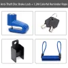 Anti-Theft Security Motorcycle Bicycle Lock Steel Mountain Road Bike Mountain Bike Bicycle Rotor Disc Brake Wheel Lock