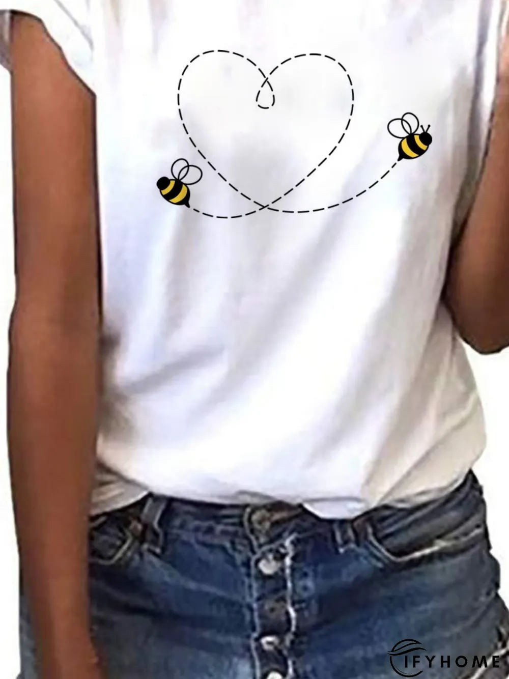 Plus size Casual Short Sleeve T-shirt | IFYHOME