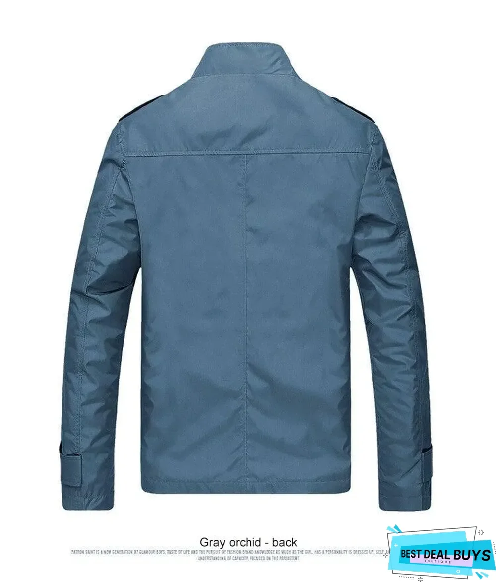 Spring Autumn Men Jacket Windbreaker Men Women Casual Male Jackets Plus Size