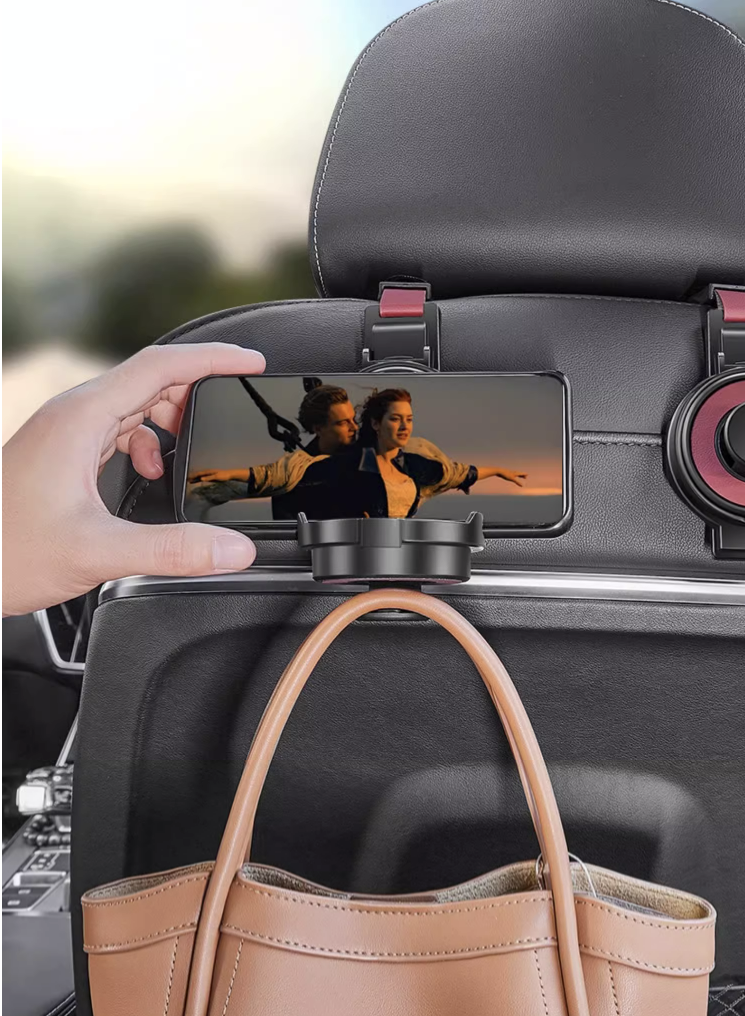 Multifunctional vehicle built-in rack water cup holder mobile phone holder