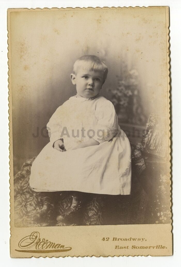 19th Century Children - 19th Century Cabinet Card Photo Poster paintinggraph - Somerville, MA