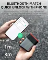 SMART BLUETOOTH BIKE LOCK LIGHT BRAKE SENSING SADDLE TAILLIGHT USB-C IPX6 WATERPROOF