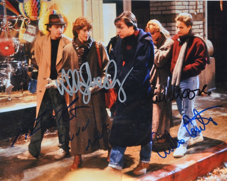 ST. ELMOS FIRE Cast Signed Photo Poster painting X5 Demi Moore, Emilio Estevez, Judd Nelson, Andrew McCarthy, Ally Sheedy wcoa